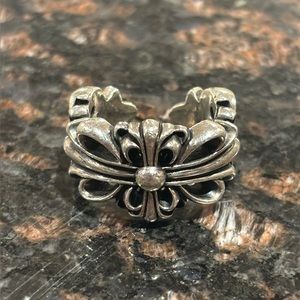 Chrome Hearts Double Floral Ring